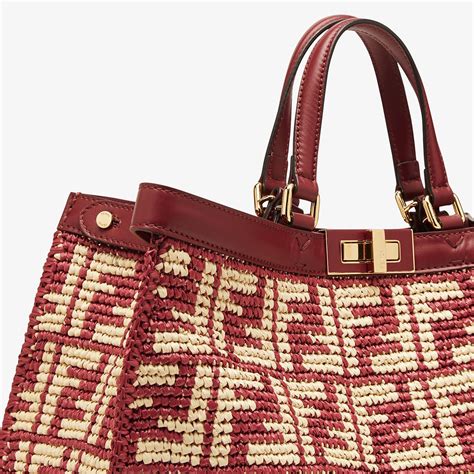 borsa fendi rafia|Borse .